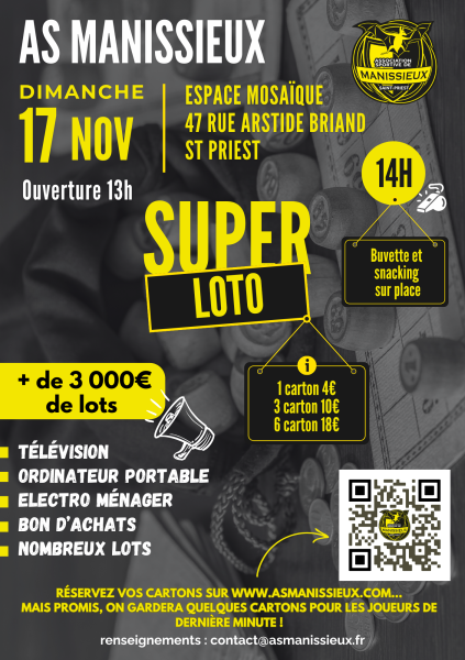 SUPER LOTO 17 novembre 24