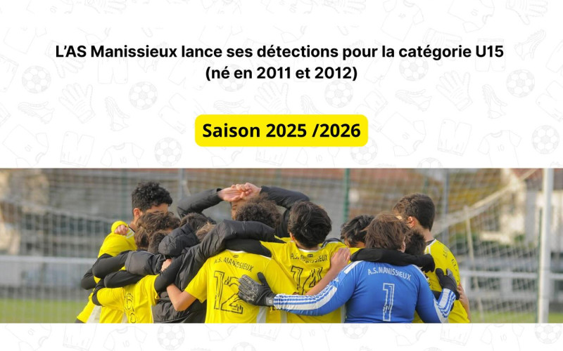 Recrutement Joueurs U15
